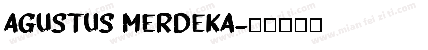 Agustus Merdeka字体转换
